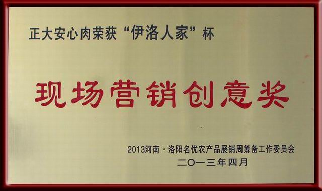 5.營(ying)銷創(chuàng)意獎2013.4