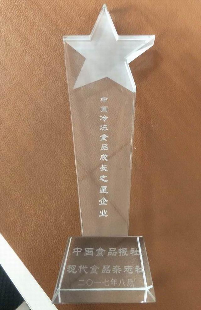 25.中國冷凍(dong)食(shi)品成長之星企(qi)業(yè)(ye)2017.8
